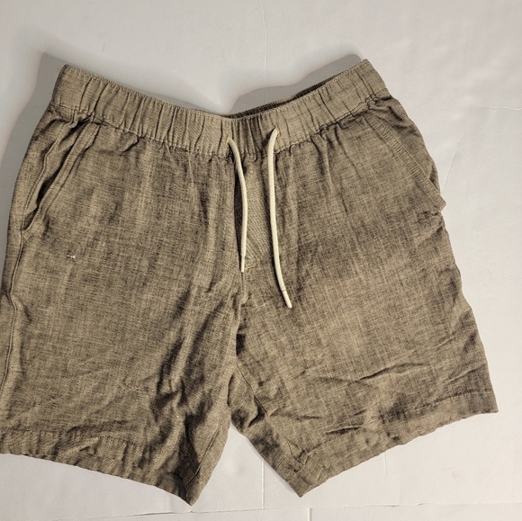 Abercrombie and fitch Sz XS Shorts High rise Linen Blend Pockets Drawstring - Picture 1 of 8